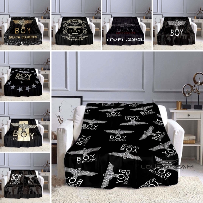 Streetwear Brand London - Coperta in flanella stampata con logo