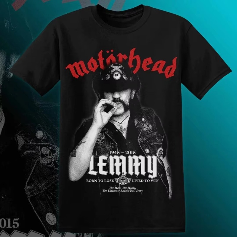 Streetwear Clothing Brands - T-Shirt MOTÖRHEAD LEMMY per Uomo e
