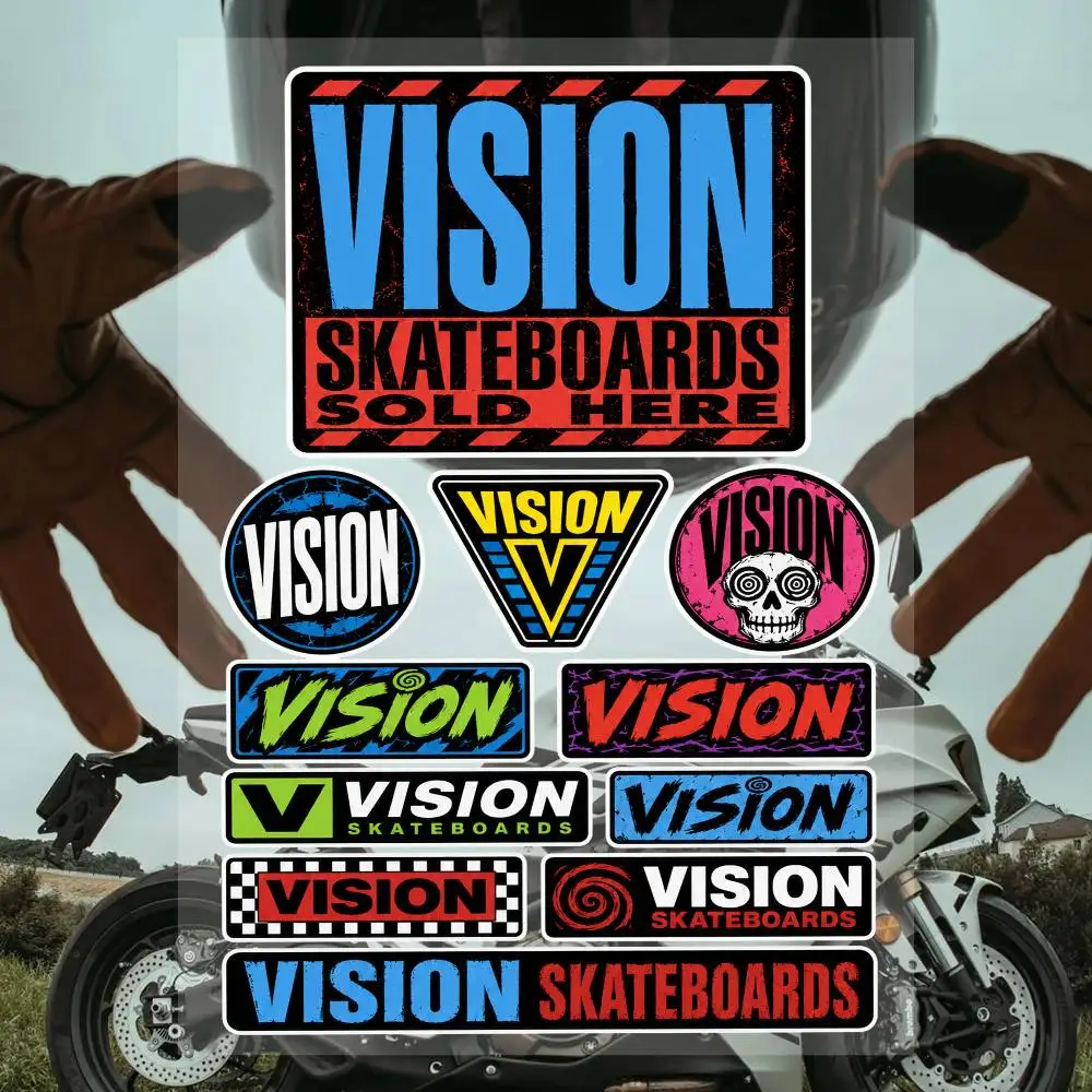 Vision Streetwear Brand - Vision Skas-teboas-rds Set di Adesivi Streetwear