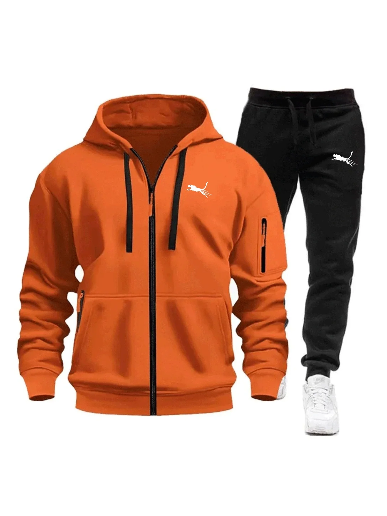 Streetwear Zipper - Tuta Sportiva Casual da Uomo con