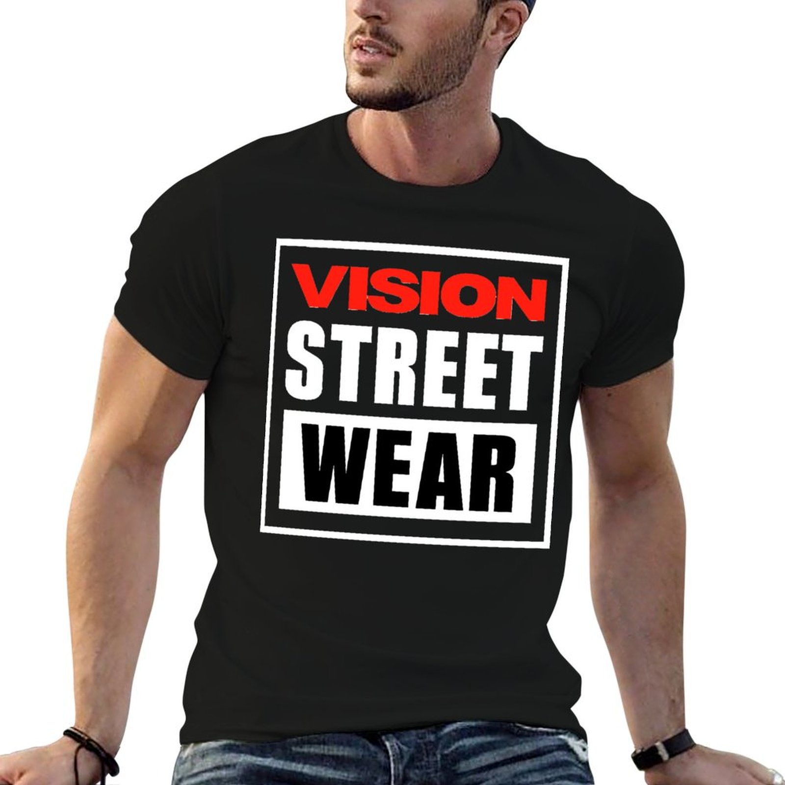 Vision Streetwear Brand - T-shirt Vision Street Wear per uomo,
