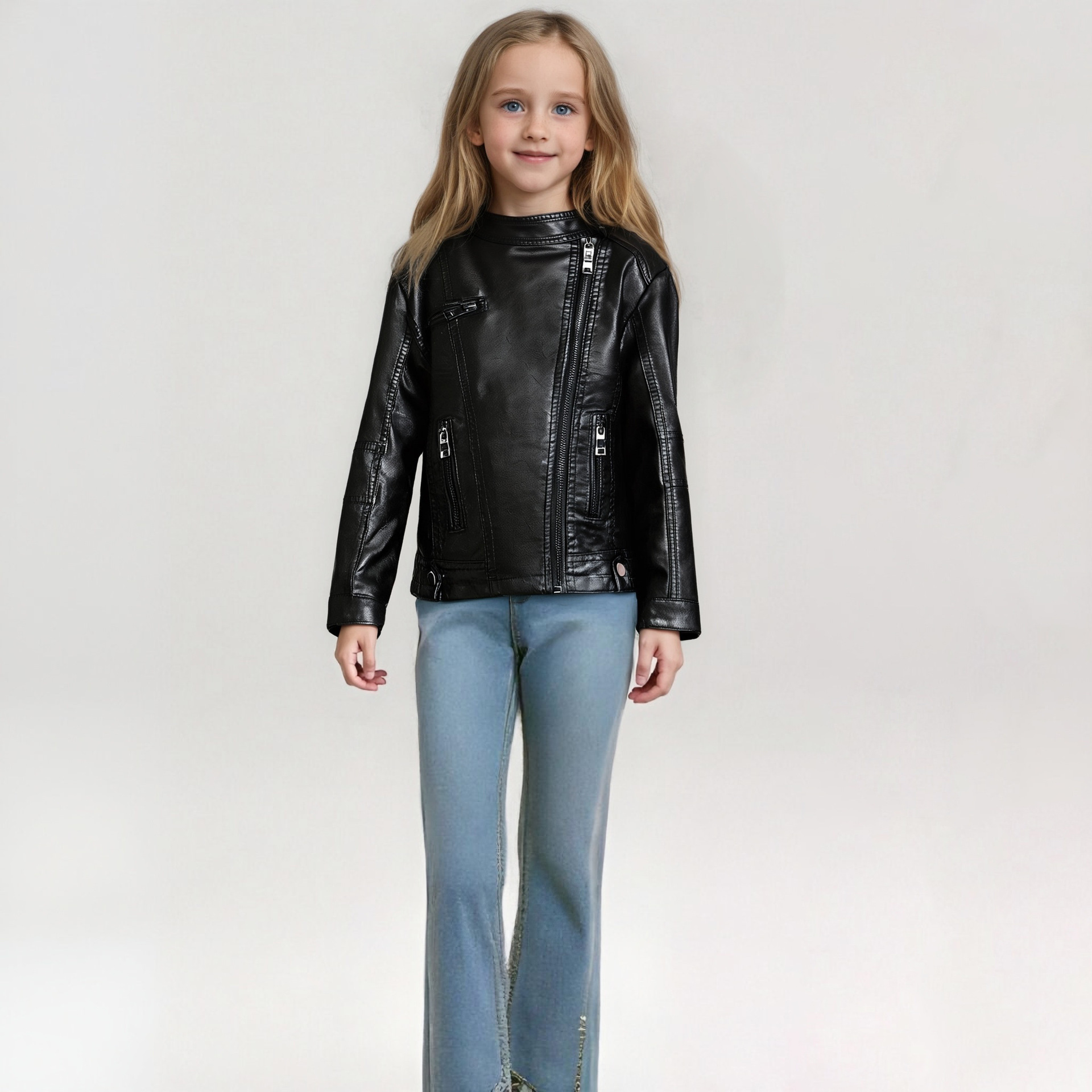 Streetwear Brand Photography - 2-12 anni Capodanno Ragazze Black Rock