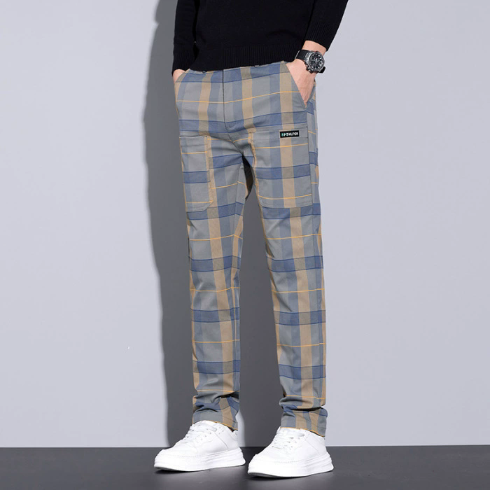 Pantaloni a Quadri da Uomo – V - Streetwear Brand Tags recensione e prezzo